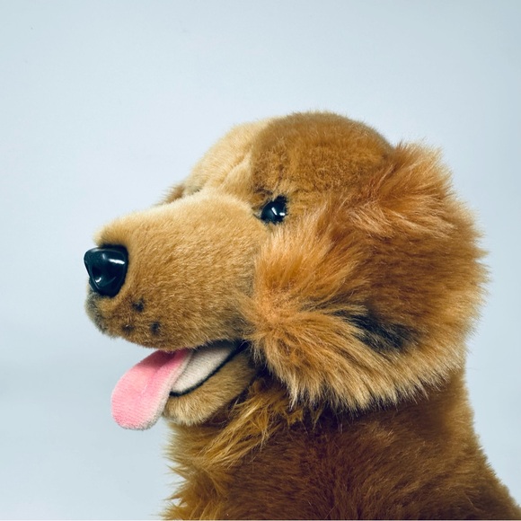 Auswella Red Golden Labrador Retriever Dog Plush Realistic 16" Stuffed Animal - Picture 7 of 15